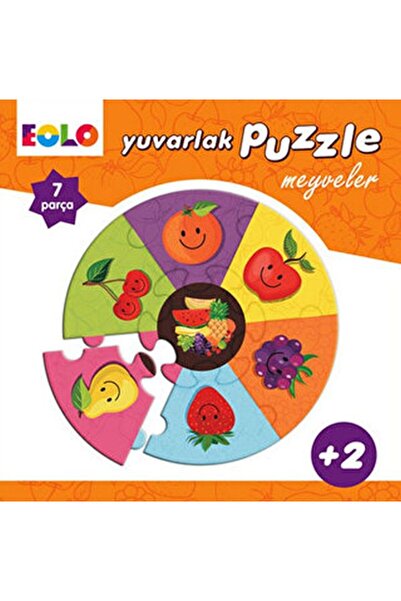 İthaki Yayınları Round Puzzle-Fruits