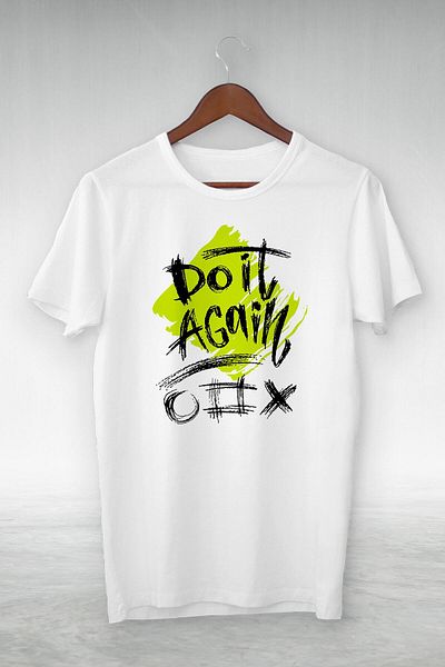 New Shine Unisex White - Do It Again Zero And X - Vip Design Tshirt