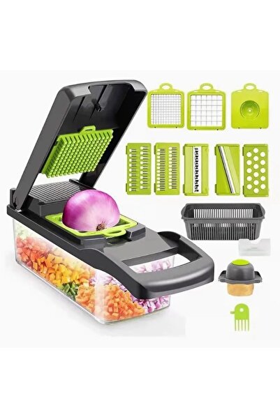 clkn Nicer Dicer Doğrayıcı NewLife Çok Amaçlı Rende Sebze Meyve Doğrayıcı Mav...