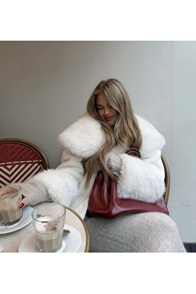 ADASTYLE Μαλακό γούνινο παλτό Premium