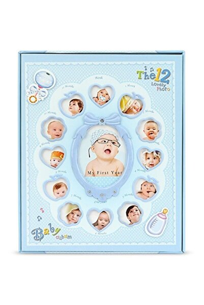Dijital Dünyası 10x15 Ebadında Fotoğraflarınız Için 240lık Kutulu Erkek Bebek Albümü