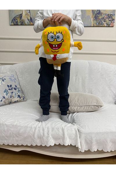 FEN TOYS رفيق النوم واللعب من القطيفة مقاس 40 سم من Sponge Bob