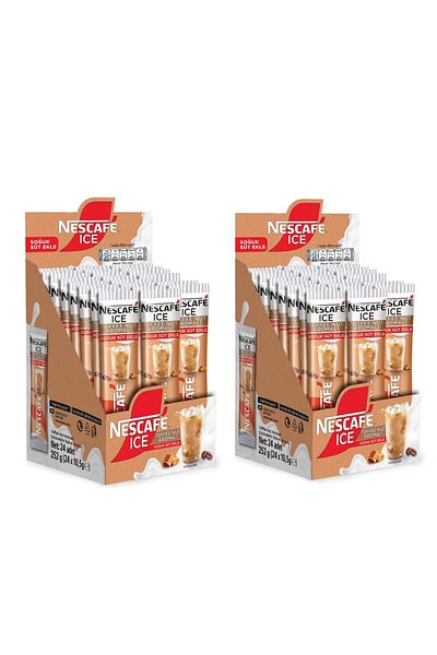Nescafe Ice Toffee Nut Flavored Coffee 24 Pcs*2 Pcs