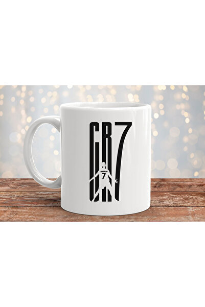 MODA كوب كريستيانو رونالدو CR7 مطبوع عليه هدية من البورسلين