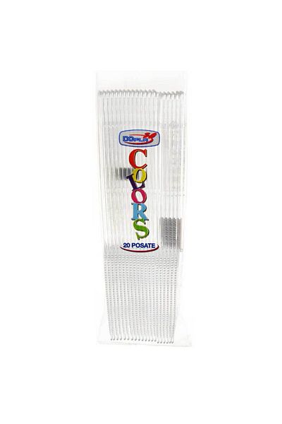 Homelux CUTITE PLASTIC, TRANSPARENTE, 20 BUC/SET