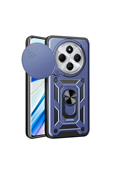 ZM STORE حافظة متوافقة مع هاتف Xiaomi Redmi 14C 4G مع حامل مغناطيسي لحماية ال...