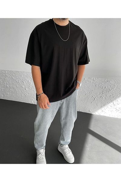 New Shine Μπλουζάκι Unisex με άνετη εφαρμογή από βαμβακερό λαιμό