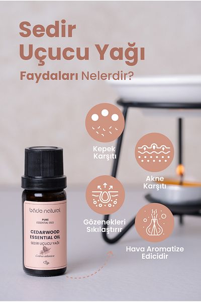 Bade Natural 100% Pure Cedar Tree Essential Oil - 10 ml