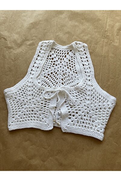 scyllastore Astoria Зірковий мотив Детальний спеціальний дизайн Білий жилет