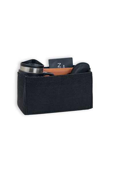 MARJİNAL W CLUB Black Double Drinker Standard Bag - Organizer Inside
