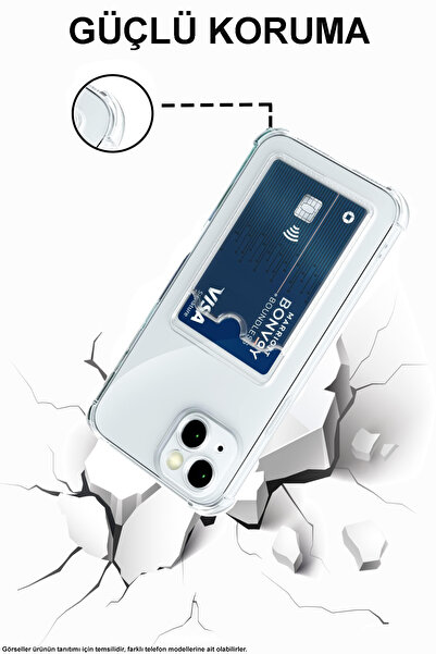 CaseArt Infinix Note 40 Pro Cover Camera Protected Card Holder Transparent Silicone Case with Shock Absorption Feature