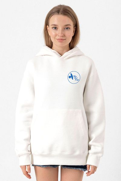 Tshirthane The Mentalist Blue Bird Lodge White Women's 3ip Hooded Sweatshirt