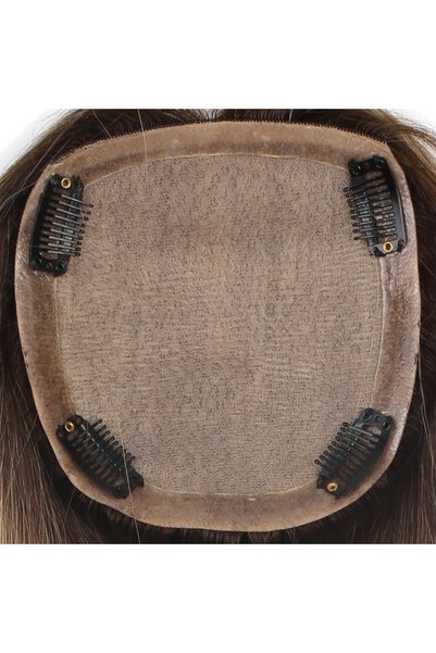SÇ PERUK Dark Chestnut / Honey Foam Ombreli Baby Base Top - 13X14Cm