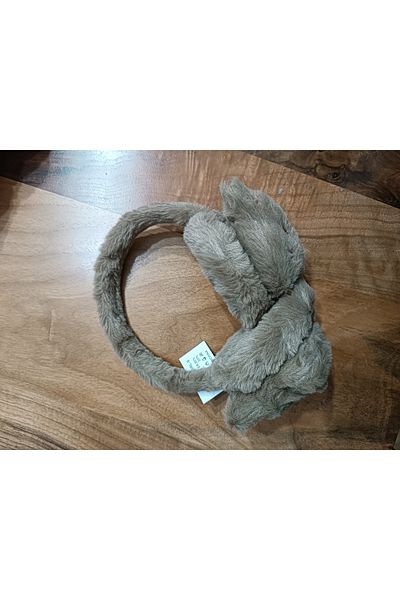 Blotch Fluffy Brown Cute Plush Children's Earmuff with Cold Protection Winter over Ear Rabbit Figure