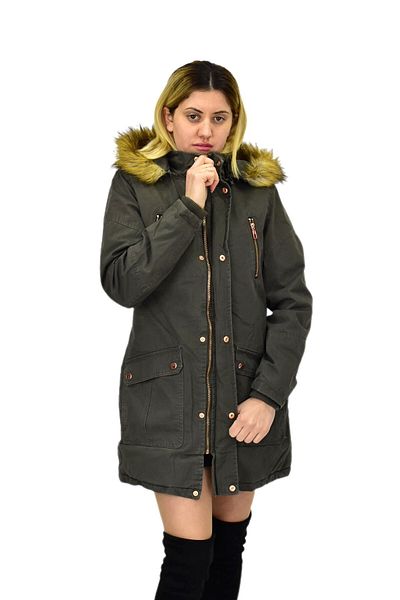 DYNAMO Plus Size Sports Parka - Canvas Hood, M5300 Bgl-St03987