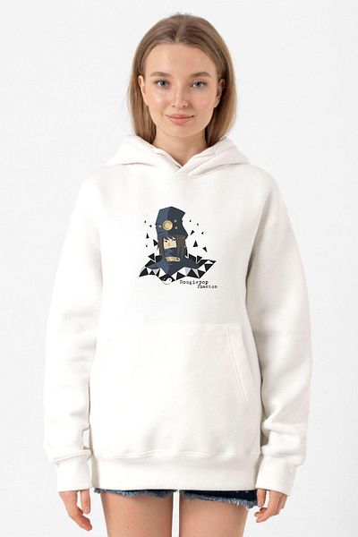Tshirthane Boogiepop Phantom Yin Yang White Women's 3ip Hooded Sweatshirt
