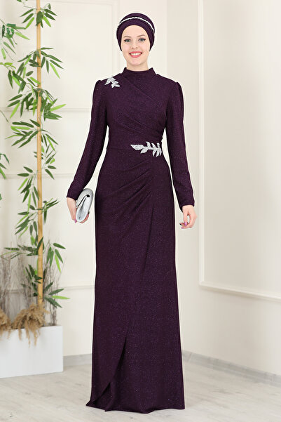 AHUNUR Tesettürde Mutluluk فستان سهرة حجاب خيالي