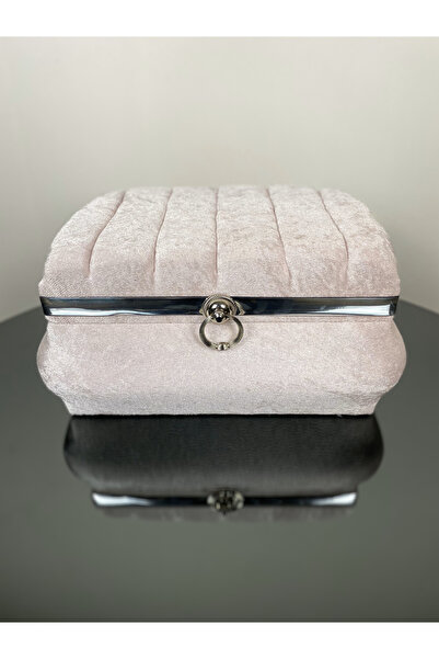 EnesSandık Gümüş Gri Şeritli Çeyiz ve Makyaj Sandığı | Şıklık ve Zarafet Bir ...