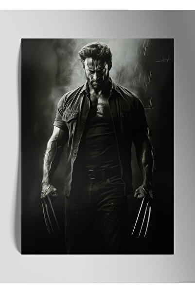 DekorHane Metal Baskı Marvel Duvar Tablosu - Wolverine
