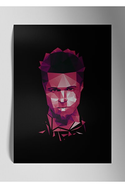 DekorHane Fight Club - Pictură de perete cu imprimare metalică - Tyler Durden