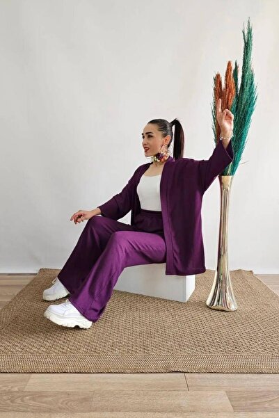 VıoShıne Kadın Bürümcük Kimono Takım