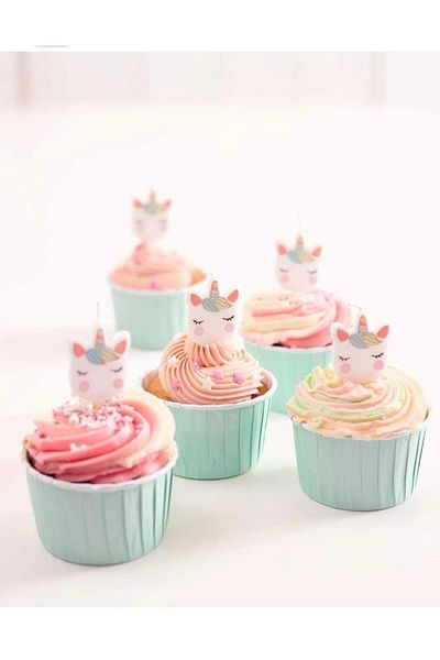 SURPRISE PARTY STORE Mint Green Colored 50-Piece Baking Muffin Cupcake Cake Mold Container Capsule 6.5x4 cm