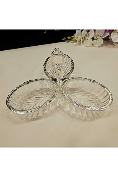 MaviDamla 1 Piece 3-Section Casting Metal Framed Frame Silver