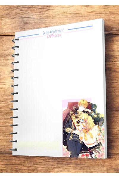 nihonwosekai Wmmap Who Made Me a Princess Anime Manhwa A5 Boy Spiral Notebook 50 Sheets
