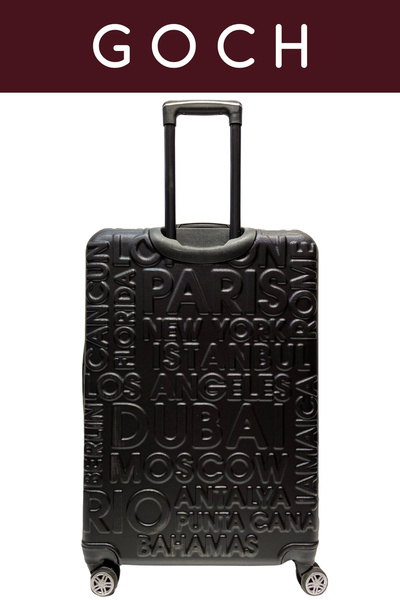 Goch Leder Greven I Orta Boy Siyah Lüx Valiz