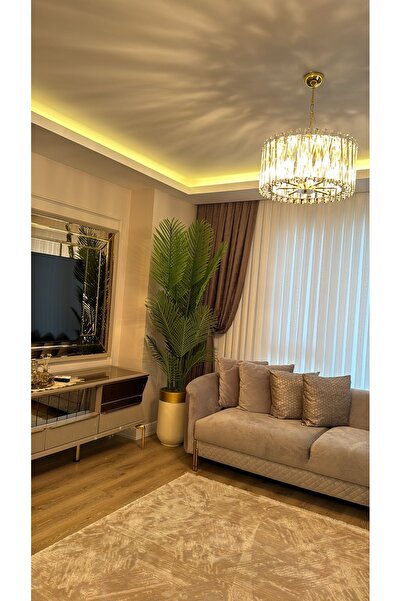 İremÇiçekçilik 210 Cm 18 Yaprak Areka Yapay Çiçek Uygula Yapay Ağaç Salon Bitkisi