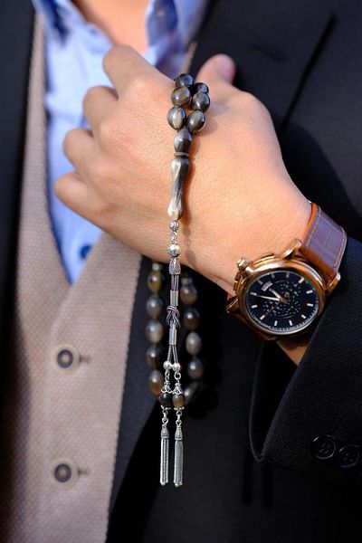 dergah tesbih Bostancı Series Silver Design Bu-Falo Boy-Nuzu Rosary
