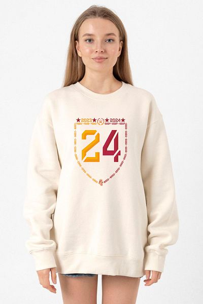 Tshirthane 24 Championship Ecru Women's 2Ip Sweatshirt