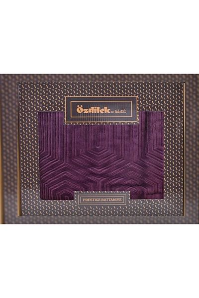 Özdilek Nivemeshome Plum Double Prestige Blanket Özdilek