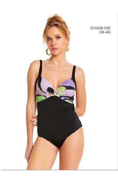 Argento Mayolisa Draped Swimsuit - 0308-1102 Model