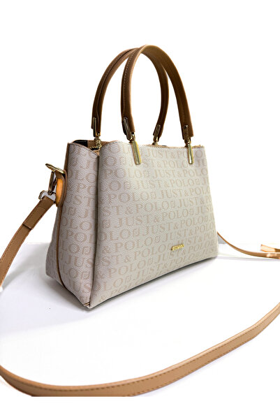 Just Polo Original Women's Monogram Printed Original Hand and Shoulder Bag wi...