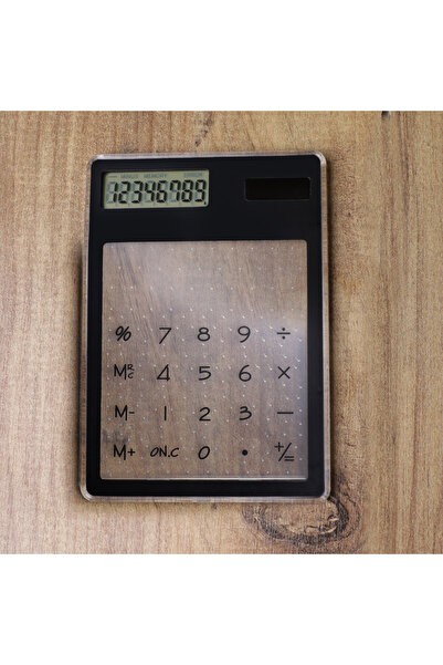 Genel Markalar 8 Haneli Güneş Enerjili Şeffaf Hesap Makinesi