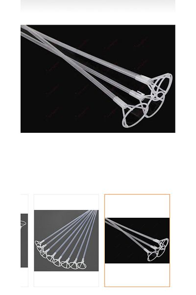 Zanzibar 50 cm 10 Pieces Balloon Stick and Head Set