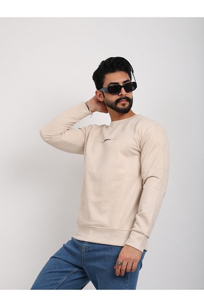 MERTEX Ανδρικό Suede Bomber Style Sweat - Κολεγιακός γιακάς, ελαστική μέση