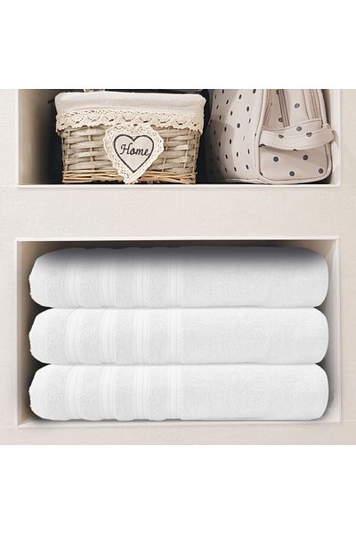 Hotel Linen Klub 600-GSM Cotton Terry Bath Towel Set - Soft & Highly Absorbent, Quick-Dry