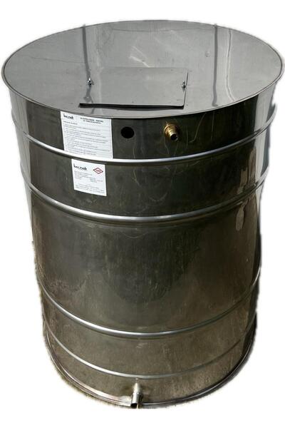 BERMAK Paslanmaz Çelik Su Deposu 200 Lt Çap 500cm - Yükseklik 100cm D011