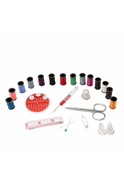 hitteknoloji Çantalı Dikiş Seti | Seyahat ve Ev Kullanımı İçin Portatif Dikiş Kiti