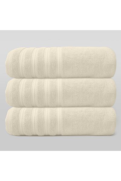 Hotel Linen Klub 600-GSM Cotton Terry Bath Towel Set - Soft & Highly Absorbent, Quick-Dry