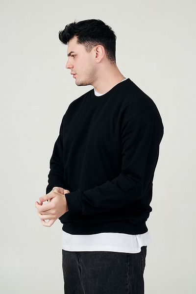 MBEY1989 Mbey Casual Crew Neck 3 Thread Slim Sweatshirt