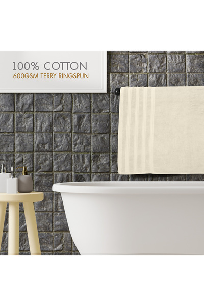 Hotel Linen Klub 600-GSM Cotton Terry Bath Towel Set - Soft & Highly Absorbent, Quick-Dry