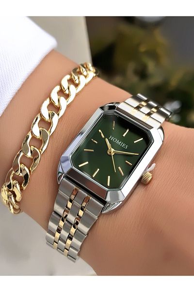 Homies Original Invoice Waterproof Women's Wrist Watch with Bracelet Gift