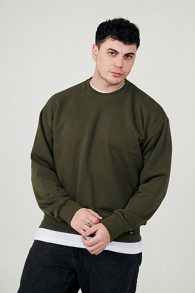 MBEY1989 MBEY Casual Crew Neck 3 Νήματα Λεπτό Φούτερ