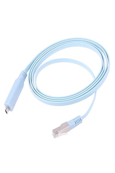 Coverzone 1.8 Metre Usb C Rj45 Kablo Tip C to Rj45 Veri Kablosu Dönüştürücü USB C to Ethernet/LAN Kablo