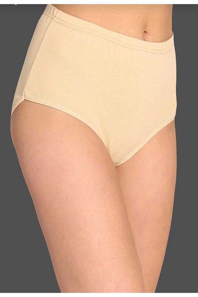 KEYAL Tutku Women's Skin 6 Pack Cotton Ribbed Bato Panties