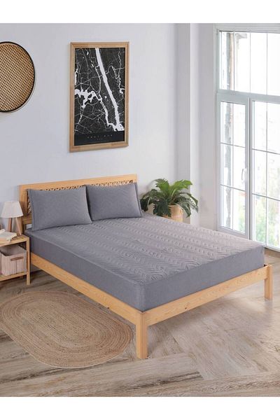 Sudemhome Quilted Liquid Proof Mattress Pad Mattress Protector Mattresses Sheet and Pillow Mattresses Set