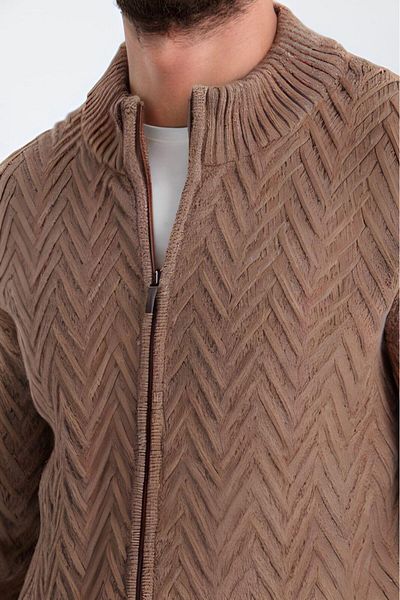 San&Fa SANFA OVERSIZE ΜΠΕΖ ΠΛΕΚΤΗ ΖΑΚΕΤΑ
